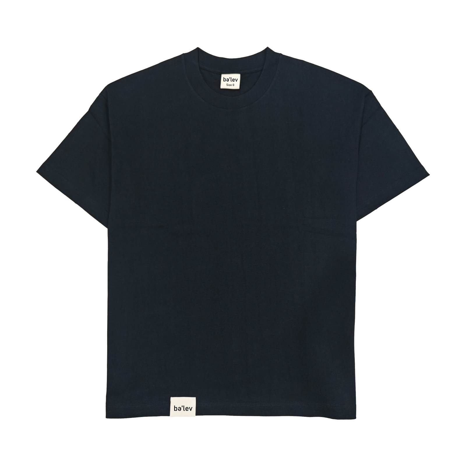 Oversized Essential Black Tee